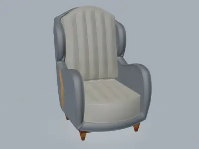 Prince Armchair 3D model