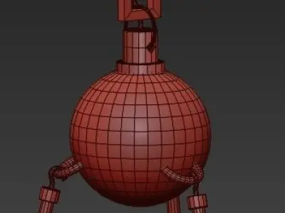 Mini Chandelier 3D model buy