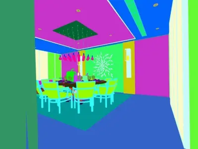 Living room space - modern style - 9413 3D model