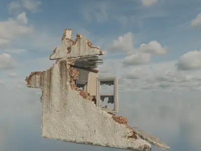 Destruction Pack Low-poly 3D model