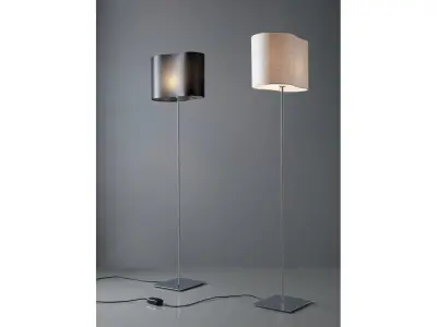 PEGGY two floor lamps with shade 3D model