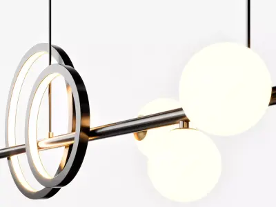 Lampatron DAGFRID pendant light colletion S 3D model