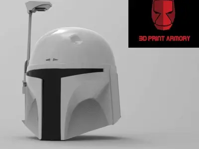 Boba Fett helmet Empire Strikes Back Accurate STL 3D print model