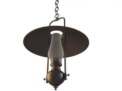 Metal Vintage Lamp 3D model