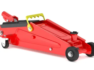 Garage Trolley Jack 3D model