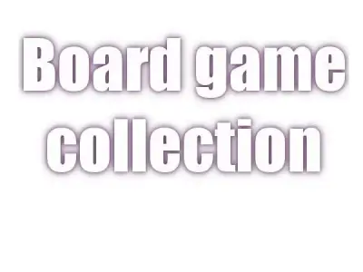 Board game collection 3D model