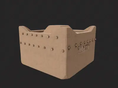 Egypt Desert Old Clay House Collection  Low-poly 3D model