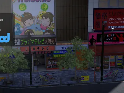 Japanese Streetscape Akihabara 0005 3D model