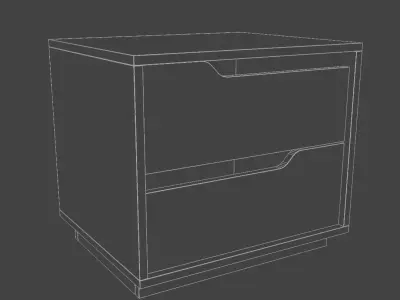 Bedside table 3D model