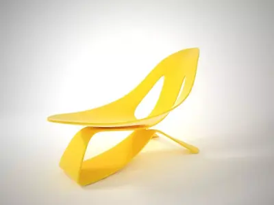 08 ZAHA CHAIR 3D model