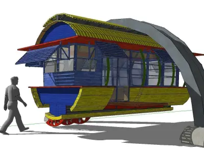 Creative Design-Holiday Cabin-0131 3D model