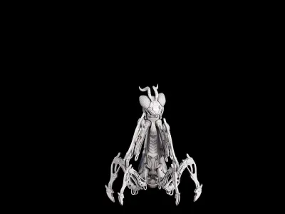 robo mantis mechanimal 3D print model