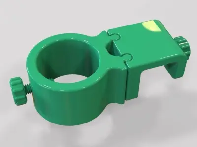 Aquarium Pipe Clip 30mm 3D print model