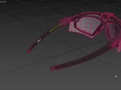 Oakley SI M Frame 3 Gasket PPE Clear Black Frame Safety Eyewear 3D model