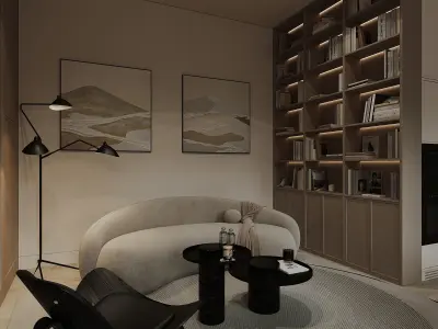 Apartment Scene 3D model