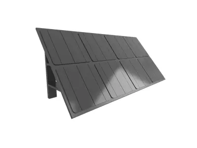 Solar Panel v1 006 Low-poly 3D model