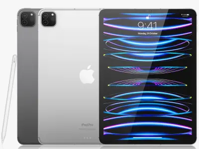 Apple iPad Pro 11 inch M2 3D model