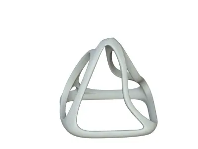 SciFi Cube Object No 59166 Low Poly Shape Low-poly 3D model