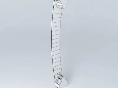 Rucica Rujz door handle 128 160mm Free 3D model