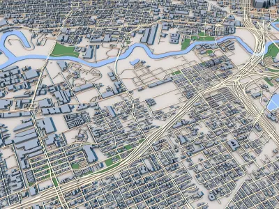 Houston City Texas United States 3D model