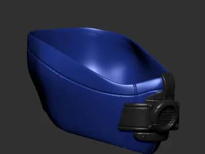 gas mask helmet scifi ver 3 sculpt 3d printable  3D model