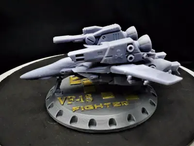 FIGHTER VF-1S - MACROSS ROBOTECH STATIC FIGURE 3D print model