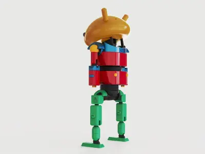 Robotic toys 3D model