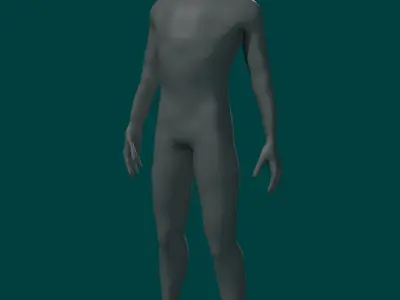 Unknown creature Low-poly 3D model