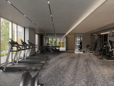 Modern Clubhouse Interior l Party Room l Gym l 3ds Max l Corona 3D model