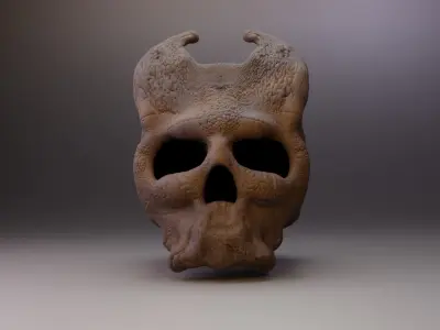 skeletal soldier 3D model