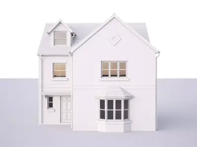 British House Theale C 3D model