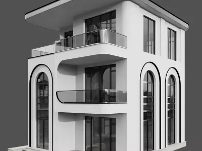 Modern House No41 A 3D model