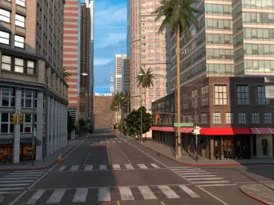 Hollywood Sign Los Angeles CA USA 3D model