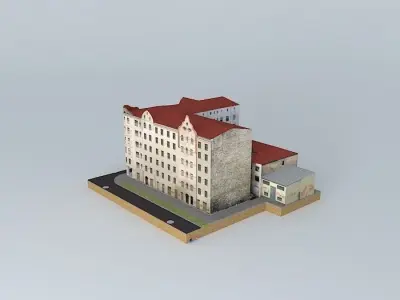 Riga Cesu street 23 Free 3D model