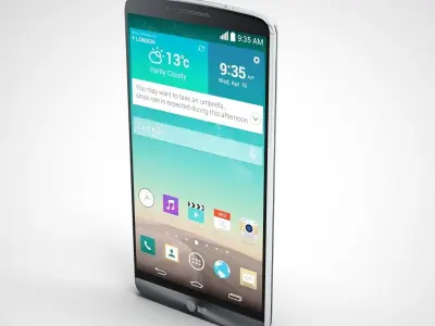 LG G3 Black 3D model