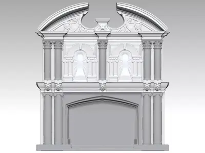 Malfoy Manor House from Harry Potter 3D print model