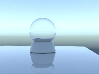 Snow Globe 3D model 3