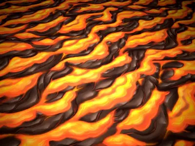 Stylized Lava Texture Texture