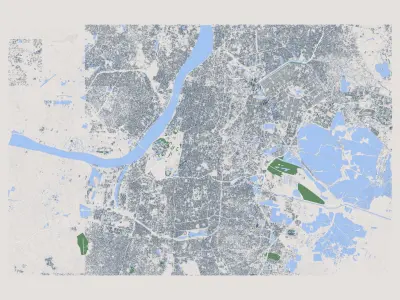 Kolkata City India 3D model