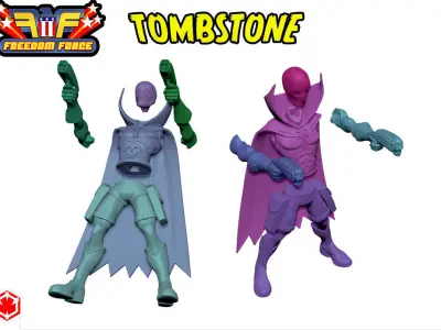 Tombstone Printable Figurine 3D model