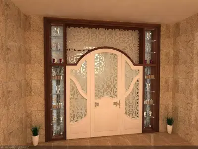 mansion door 3D model