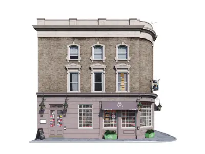 Building at old church st 35 London 3D model