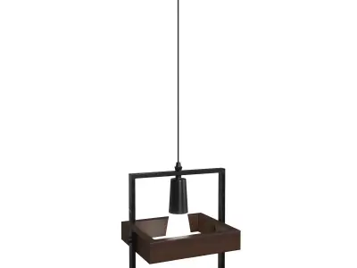 box ceiling light 3D model