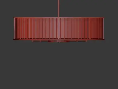 HERA OVAL CHANDELIER By Arteriors Home 3D model