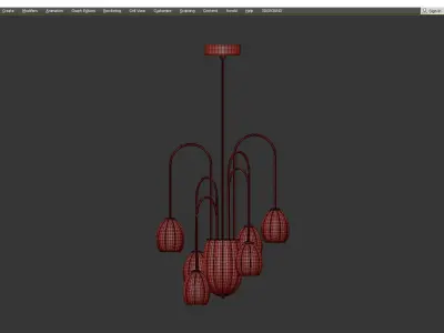 SALICE CHANDELIER Low-poly 3D model