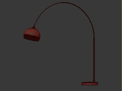 Bow Large Floor Lamp 3D model