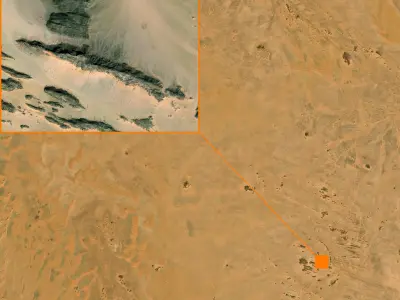 Mecca and the Red Sea coast of Saudi Arabia - tile n22 e43 3D model