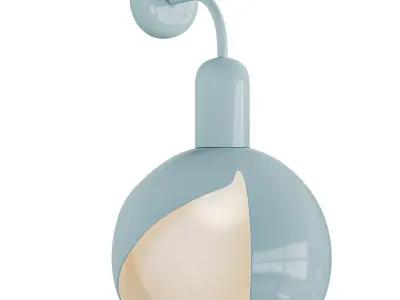 Periwinkle Wall Light by Circu 3D model