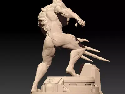 RE1 Tyrant Miniaure 3D model