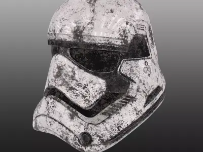 Stormtrooper Helmet Star Wars First Order 3D model